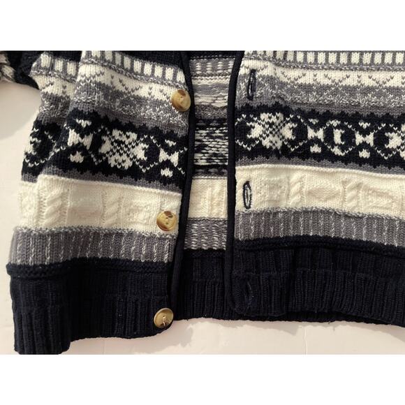 Vintage Grandpa Fair Isle Button Cardigan  Sweater Size 3T - Picture 3 of 9